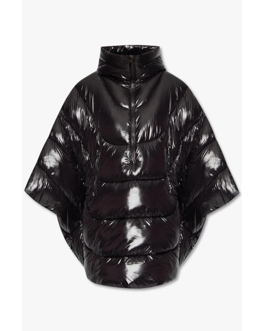 Save The Duck Black 'holly' Oversize Quilted Jacket