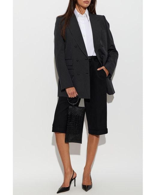 Tom Ford Black Pinstripe Blazer