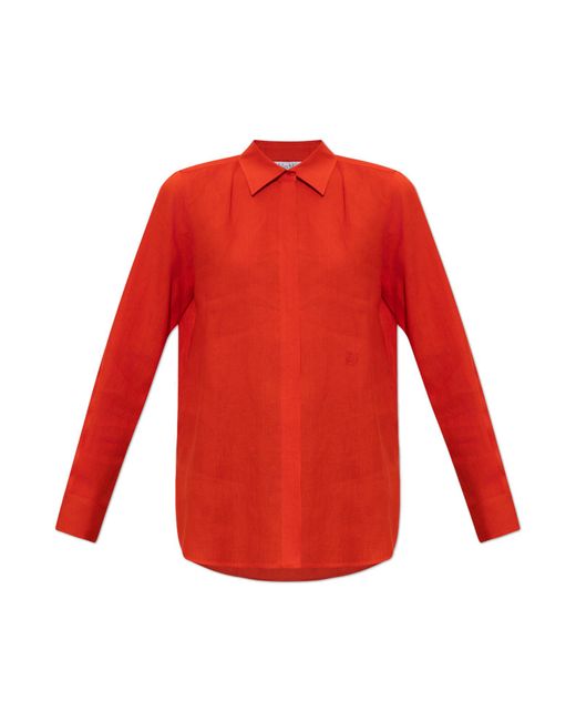Max Mara Red "Falasco" Shirt