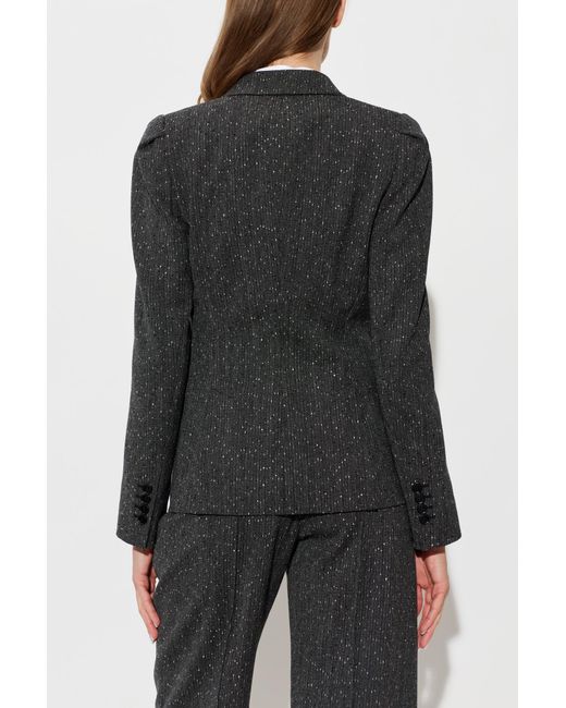 McQueen Black Wool Blazer