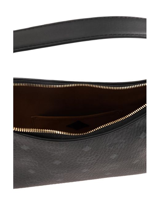 MCM Black 'Aren Small' Shoulder Bag