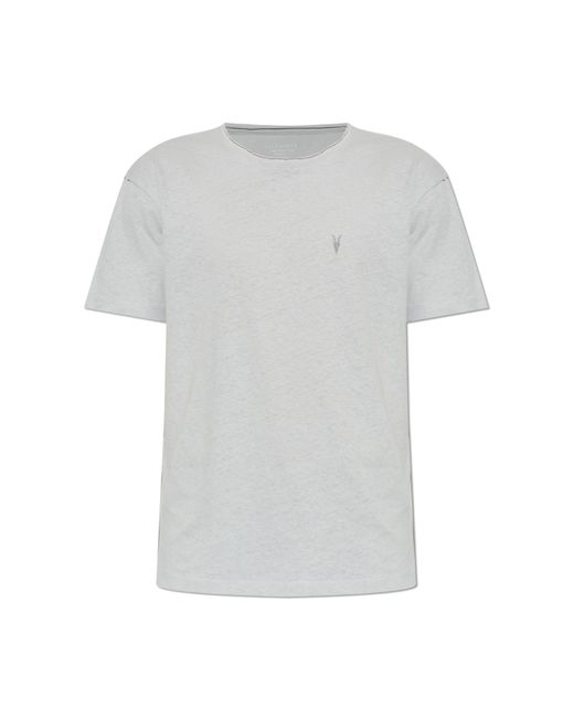 AllSaints White T-Shirt 'Flax' for men