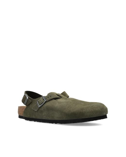 Birkenstock Green "Tokio Ii Suede" Shoes for men