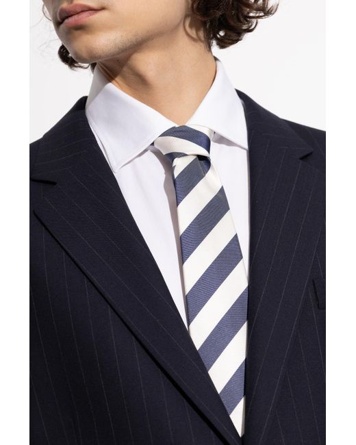 DSquared² White Silk Tie for men
