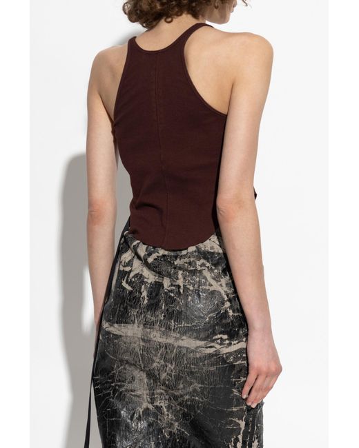 Rick Owens Red Top 'Basic'