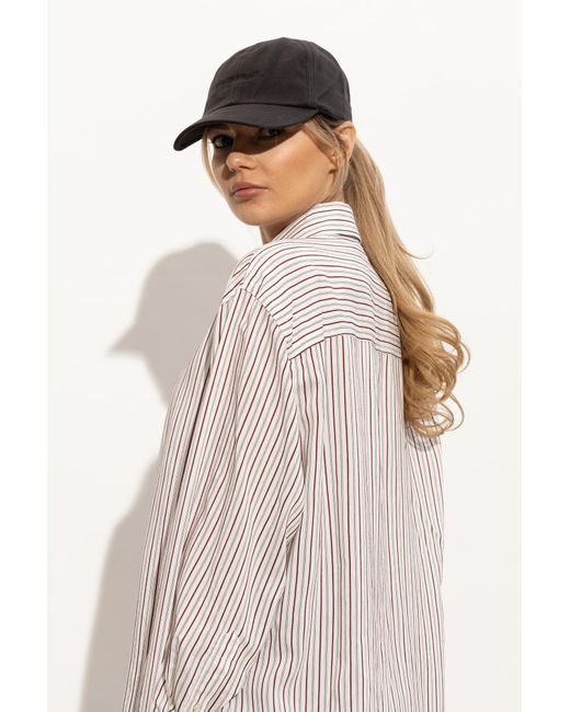 Isabel Marant Black Baseball Cap 'Tomas'