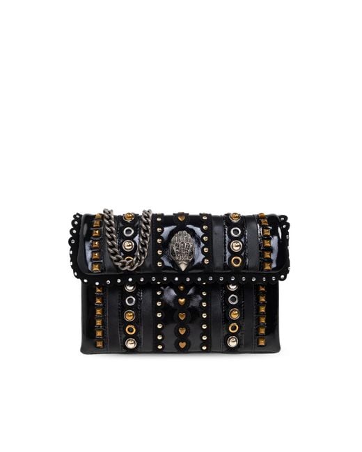 Kurt Geiger Gray Shoulder Bag "Kensington Medium"