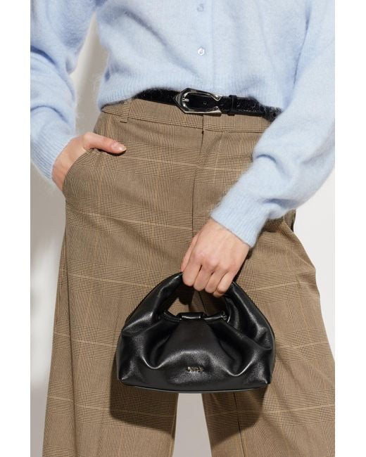 Furla Black "Delia Mini" Shoulder Bag
