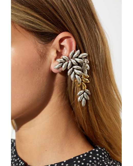 Isabel Marant Metallic Asymmetric Earrings