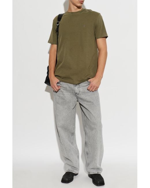 AllSaints Green T-Shirt 'Dexter' for men