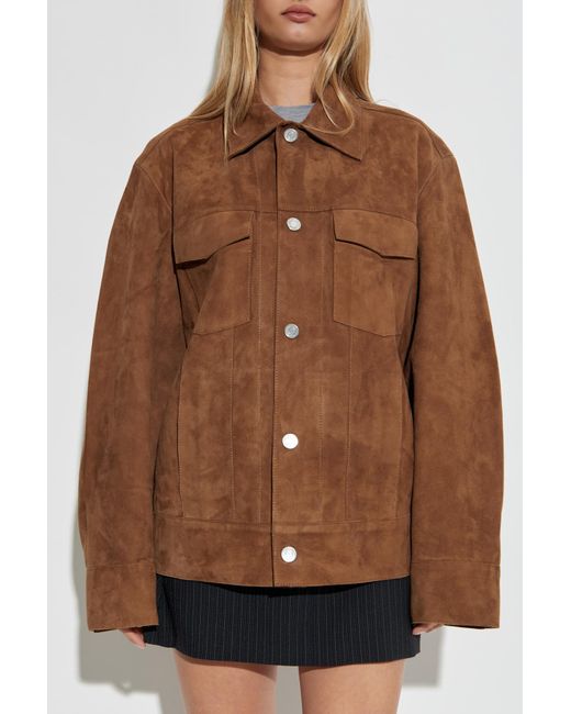 AMI Brown Suede Jacket