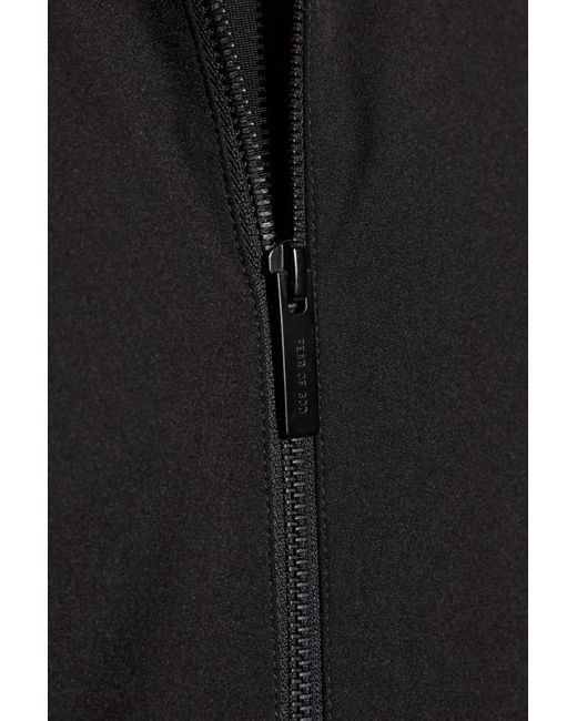 Fear Of God Black Jacket With Stand-Up Collar for men