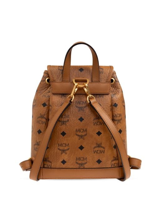 MCM Brown Backpack 'Aren Mini'