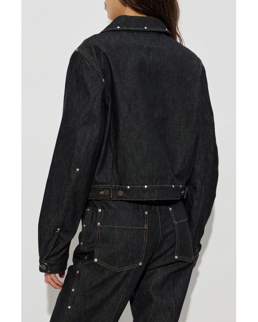 Lemaire Black Denim Jacket