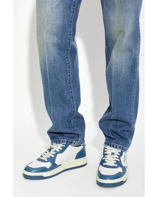Autry Blue 'Medalist' Sports Shoes for men