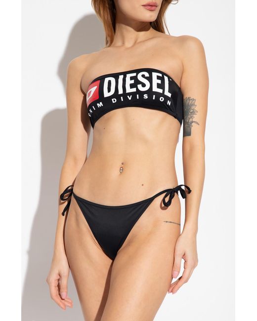 DIESEL Red 'Bfb-Bryna' Bikini Bra