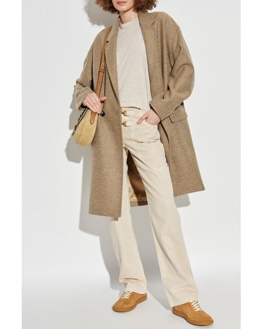 Isabel Marant Natural "Efegozi" Coat