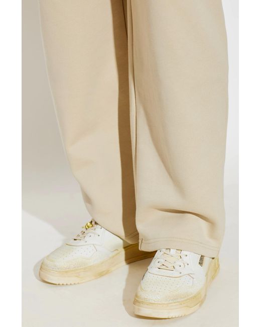 Autry White 'Medalist' Sports Shoes for men