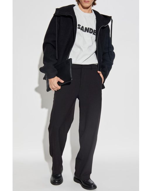 Jil Sander Blue Wool Jacket for men