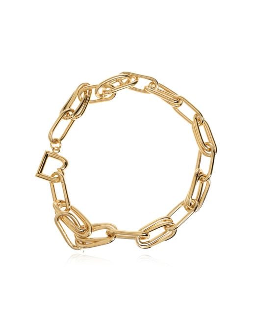 Balenciaga Metallic Brass Necklace