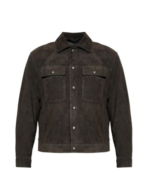 AllSaints Black 'Shelton' Jacket for men