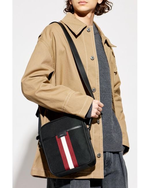Bally Black 'Code' Shoulder Bag for men