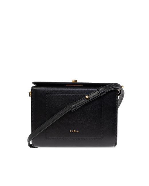 Furla Black Handbag Arco Small