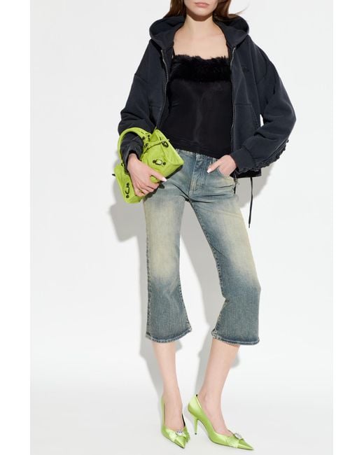 Balenciaga Blue Jeans With A Vintage Effect