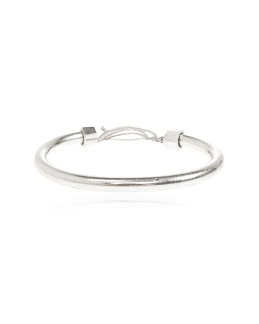 AllSaints White Brass Bracelet