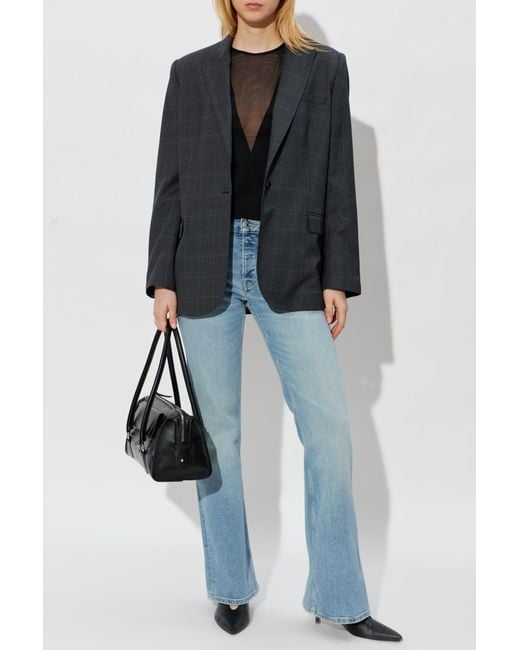 Re/done Blue Jeans With Flared Legs