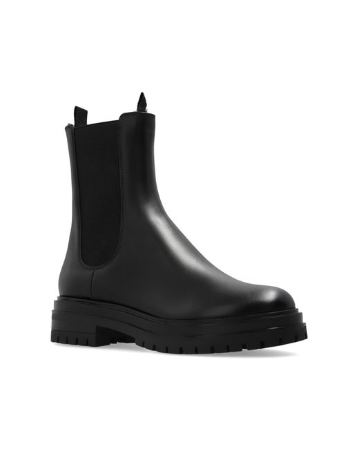 Gianvito Rossi Black Ankle Boots Chester