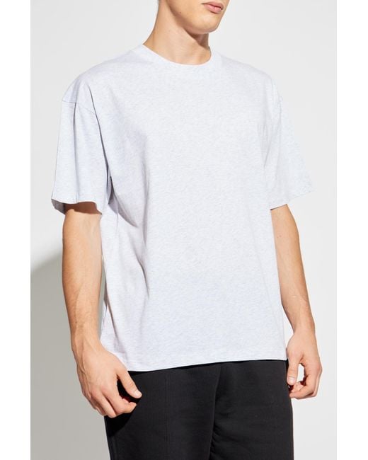 Represent White Oversized "Initial" T-Shirt for men