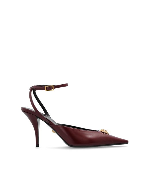 Versace Red Heeled Shoes