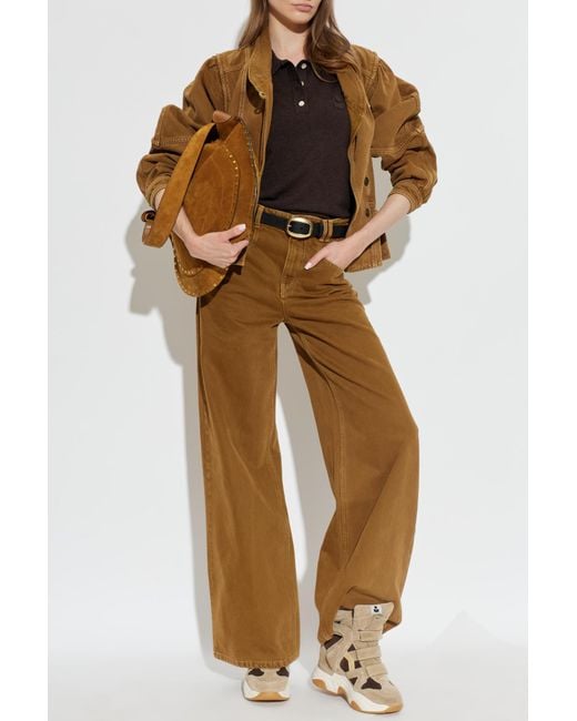 Isabel Marant Natural Denim Jacket 'Dolie'