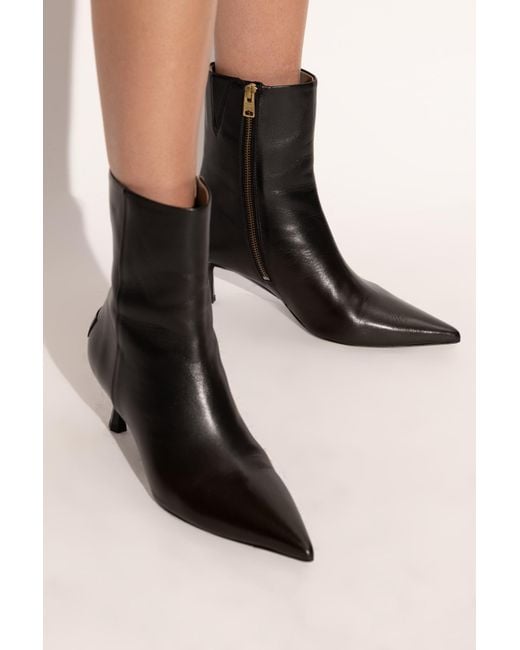 AllSaints Black Vivian Ankle Boots
