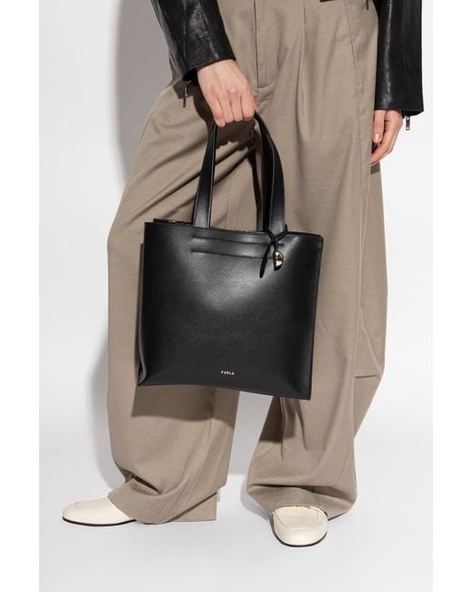 Furla Black Divide Medium Bag