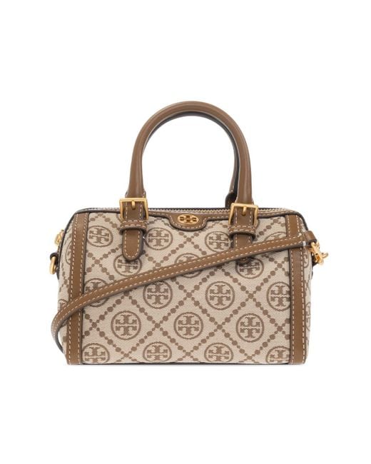 Tory Burch Multicolor Mini T Monogram Barrel Bag