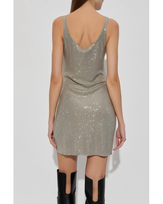 Alexander Wang Metallic Shiny Dress