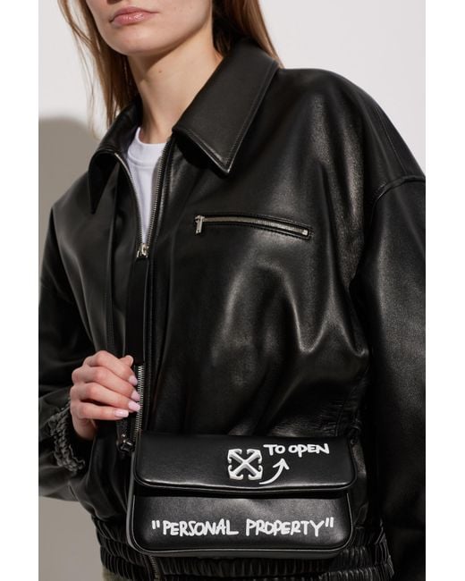 Off-White c/o Virgil Abloh Black 'Jitney 0.7' Shoulder Bag
