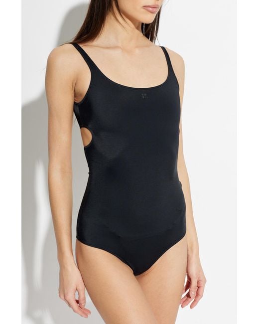 Courreges Black One-Piece Swimsuit