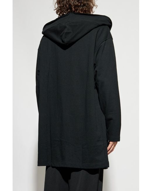 Yohji Yamamoto Black Hoodie for men