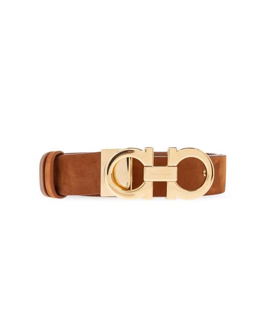 Ferragamo Brown Reversible Belt