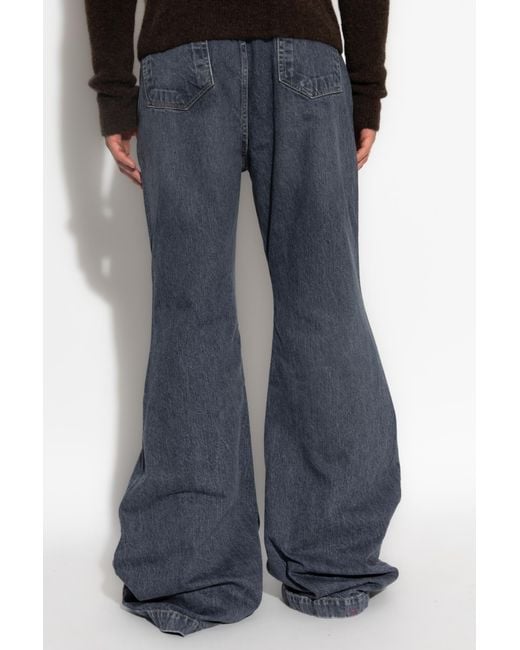 Rick Owens Black Jeans "Boolan" for men