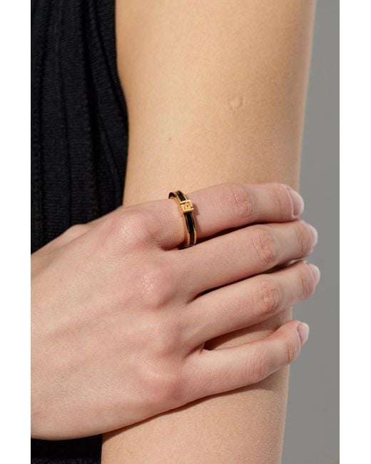 Fendi Natural Ring With Logo