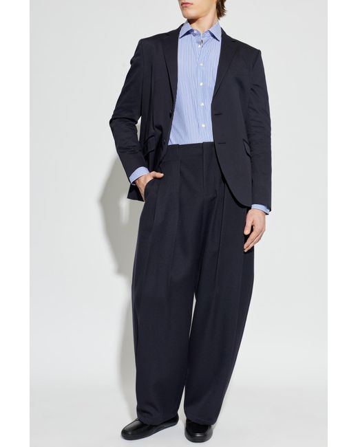 Etro Blue Shirt With Pattern for men
