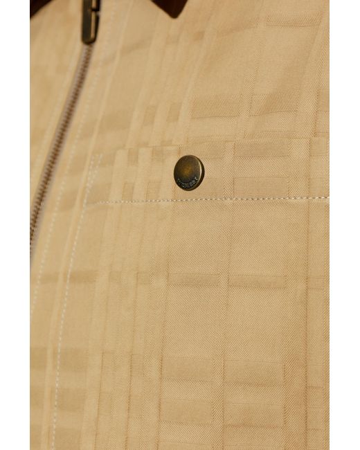 Burberry White "Oakwell" Jacket for men