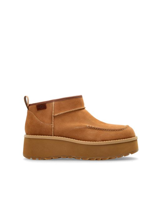 Ugg Brown Platform Ankle Boots "Cityfunc Ultra Mini"