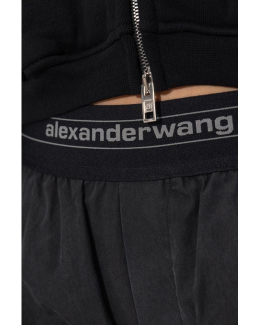 Alexander Wang Black Loose-Fit Trousers