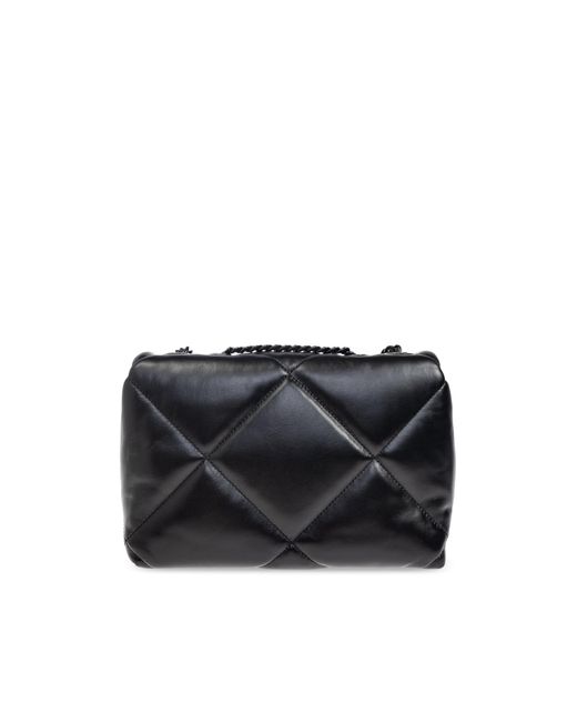 Tory Burch Black Shoulder Bag 'Kira Diamond'