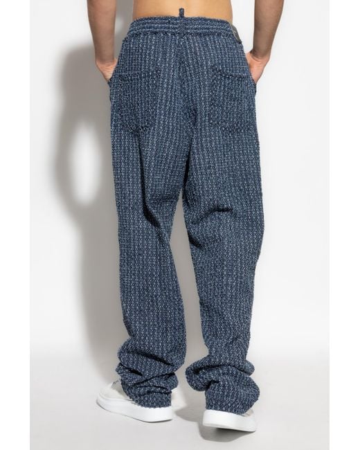 DSquared² Blue Gym Trousers for men